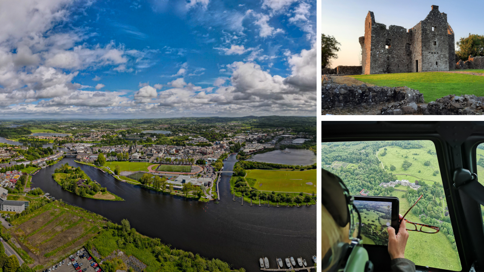 Aerial view Enniskillen